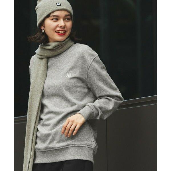 AIGLE（エーグル） ワンポイントロゴ刺繍 フレンチテリークルーネック