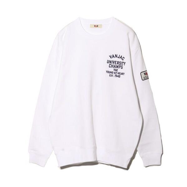 VAN VAN / ヴァン 刺繍ワッペントレーナー＜ミニ裏毛＞ : タカシマヤ