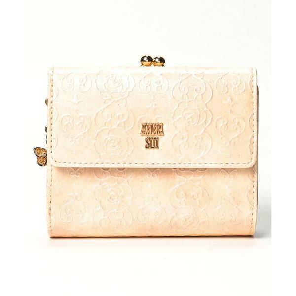 ANNA SUI / アナスイ ローズハート 口金二つ折り財布