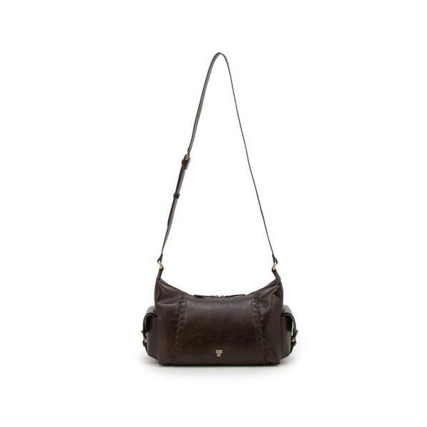 ANNA SUIアナスイ　ショルダーバッグ 斜めがけ　スタッズ オールレザー 黒 ANNA SUI（アナスイ） ジーナ ショルダーバッグ : タカシマヤ