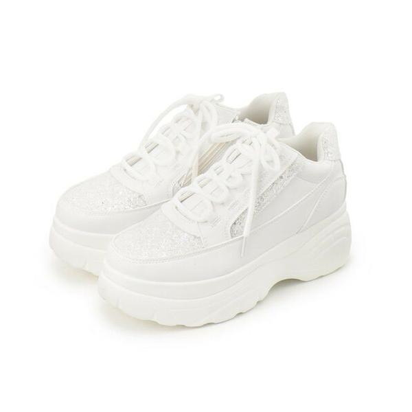 えすぺらんさぁページ ESPERANZA / エスペランサ ファスナー付グリッター厚底
