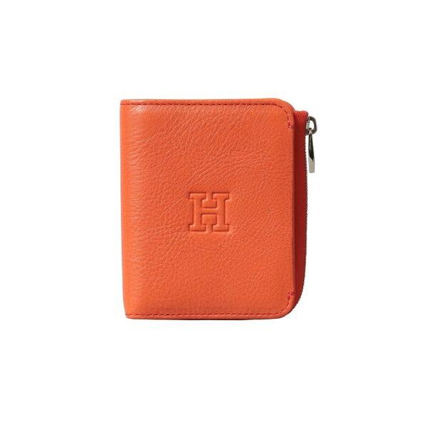 Hiro F　二口 プラティカ】二つ折り財布 レザー コンパクト ウォレット 本革