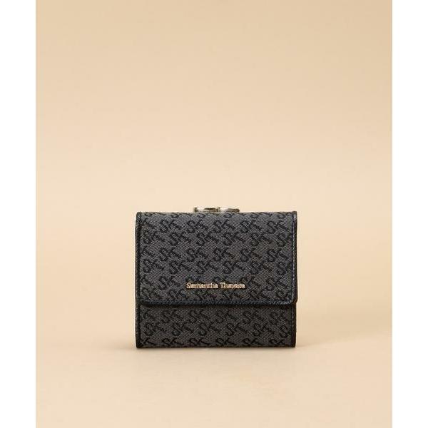 Samantha Thavasa / サマンサタバサ ST Jacquard 三つ折り口金財布 