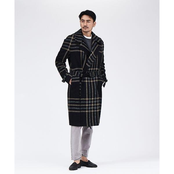 TAGLIATORE BALDWINタイロッケンコート ロング丈 ネイビー50 DESIGNWORKS（デザインワークス） TAGLIATORE/タリアトーレ (P)BALDWIN