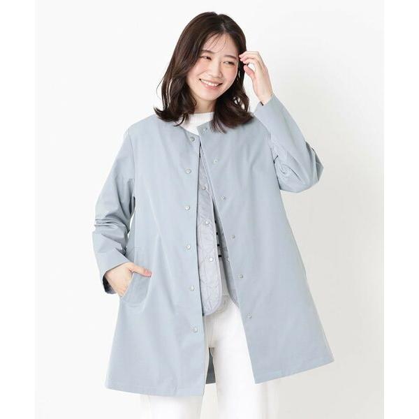 コルディア CORDIER ウール アルパカ ロングコート グレー