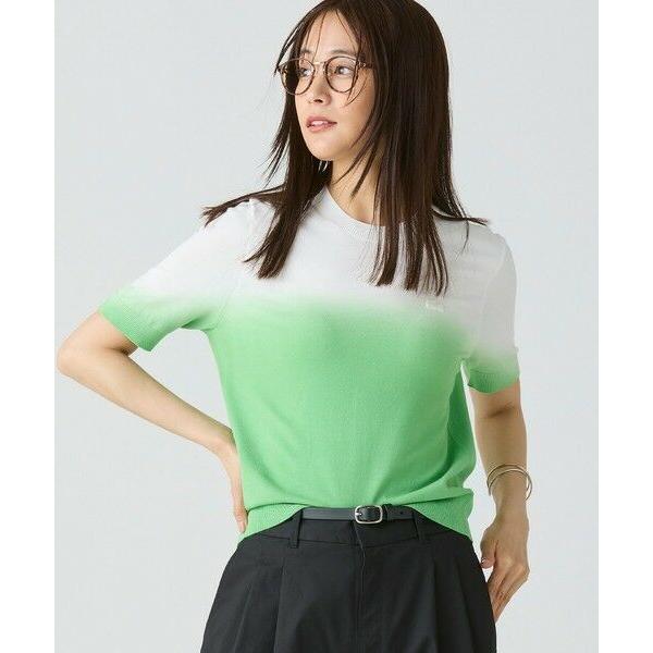 ラコステ（LACOSTE）/グラデーションニットTシャツ LACOSTE（ラコステ） グラデーションニットTシャツ : タカシマヤ