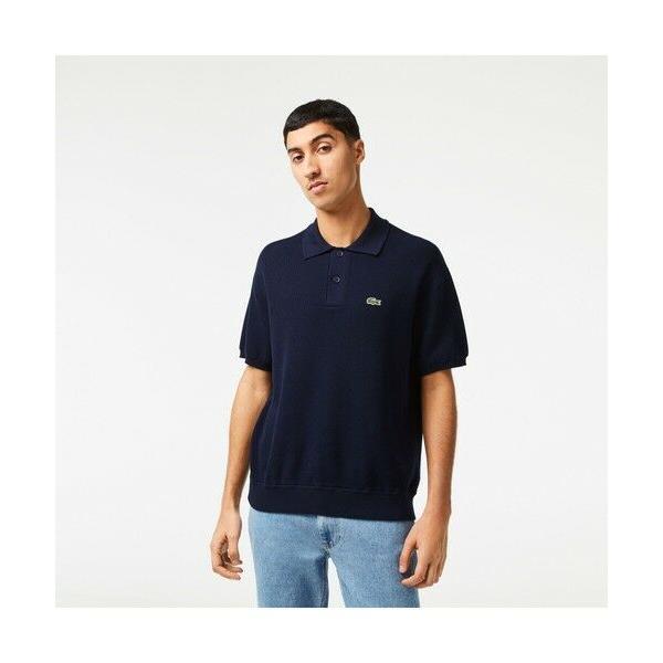 LACOSTE / ラコステ ミックスストライプニットポロシャツ