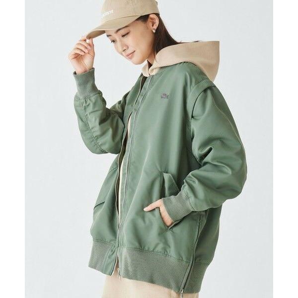 LACOSTE（ラコステ） 2WAY 撥水 デタッチャブルスリーブボンバー