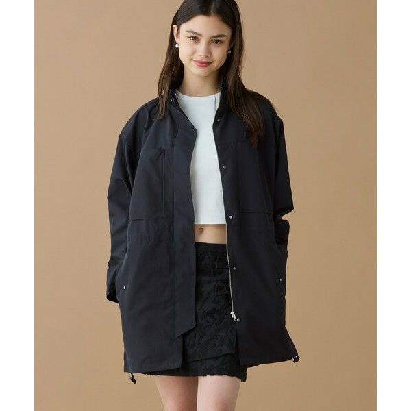 LACOSTE / ラコステ 撥水 ウエストドローコード ユーティリティマウンテンパーカー / フード収納可