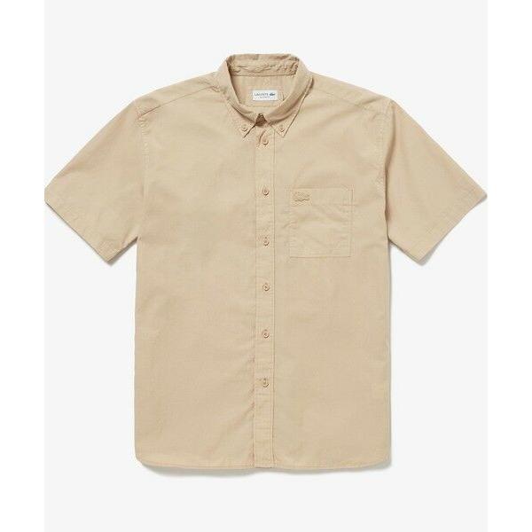 LACOSTE ラコステ ナチュラルダイスキッパーネックポロシャツ ブラウス LACOSTE ラコステ ナチュラルダイスキッパーネックポロシャツ