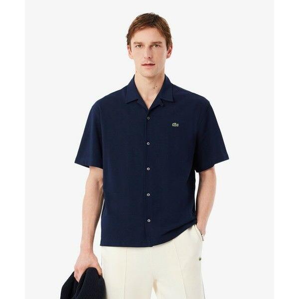 LACOSTE / ラコステ 鹿の子地オープンカラーシャツ