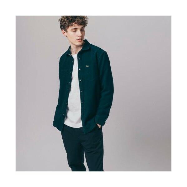 LACOSTE　ラコステ　リバーシブルフランネルシャツ ラコステ LACOSTE リバーシブルフランネルシャツ （ネイビー
