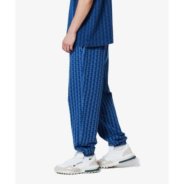 LACOSTE（ラコステ） インディゴスウェットモノグラムトラックパンツ