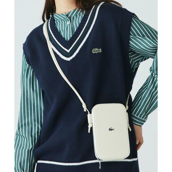 LACOSTE（ラコステ） ワンポイントワニロゴスマホポーチ Size: 11.5 x