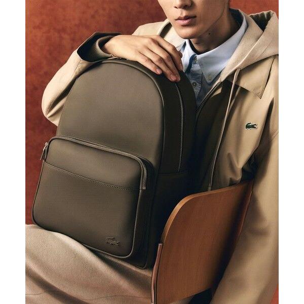 【美品】LACOSTE RFID機能搭載 メンズクラシック ポケットバックパック RFID機能搭載 メンズクラシック ポケットバックパック（バック