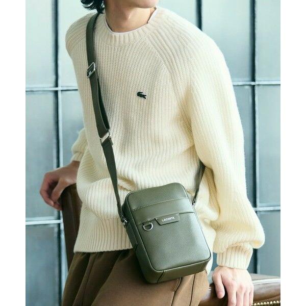 LACOSTE（ラコステ） オシアン レザーサッチェルバッグ : タカシマヤ 