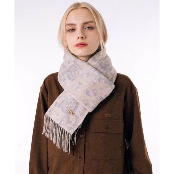 LACOSTE / ラコステ フラワージャカードストール : タカシマヤ