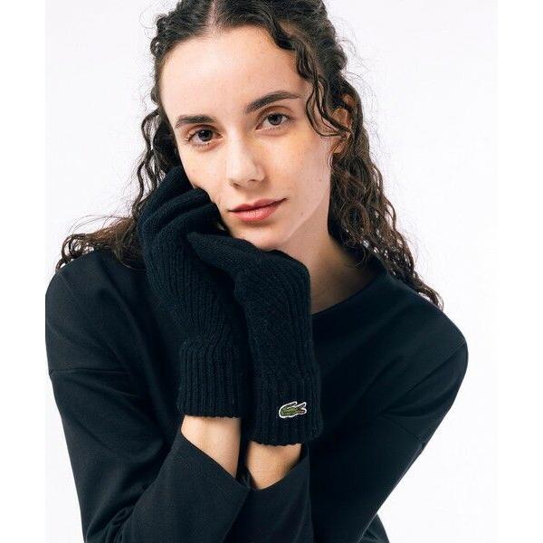 Lacoste ネックウォーマー スヌード カシミヤニットネックゲイター