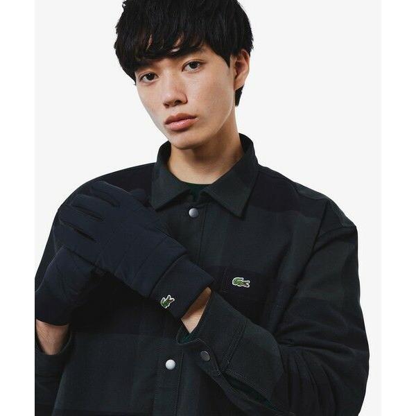 LACOSTE（ラコステ） ナイロン×ダンボールニットコンビグローブ