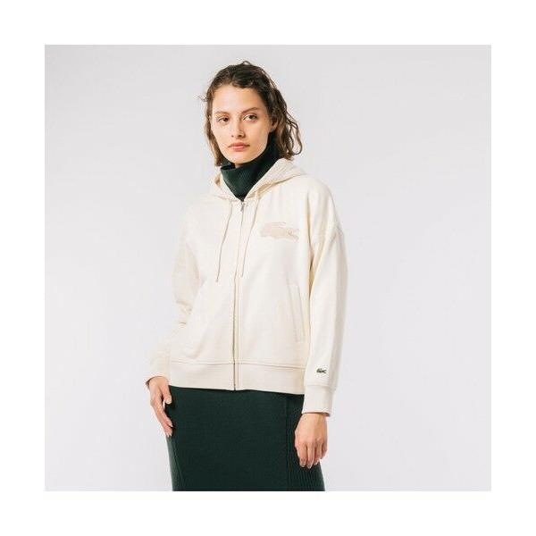 【貴品】ラコステ LACOSTE ボアワニロゴスウェットジップフーディー セール】ボアワニロゴスウェットジップフーディー（パーカー