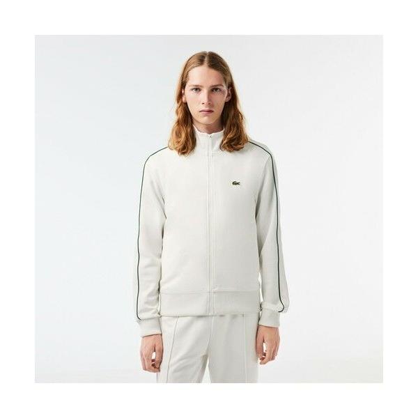 ショルダーパイピング鹿の子地トラックジャケット LACOSTE / ラコステ ショルダーパイピング鹿の子地トラック