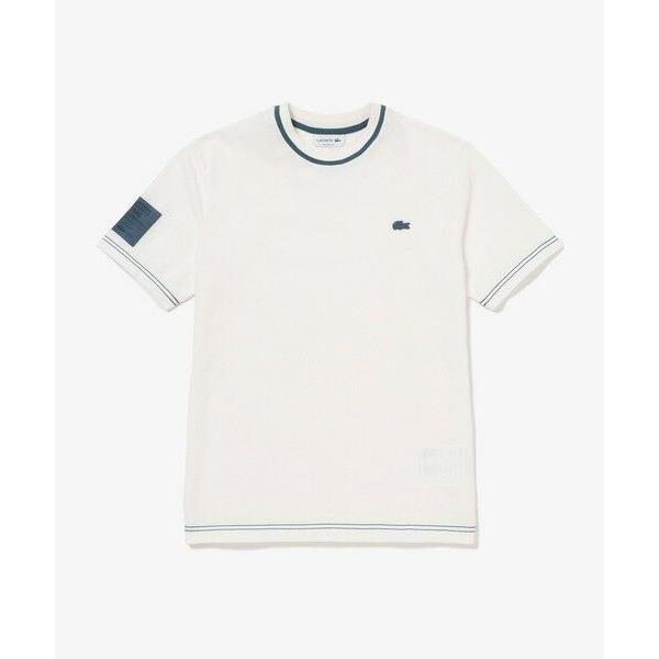 ラコステ（LACOSTE）/スリーブネームパッチ鹿の子地Tシャツ LACOSTE（ラコステ） スリーブネームパッチ鹿の子地Tシャツ