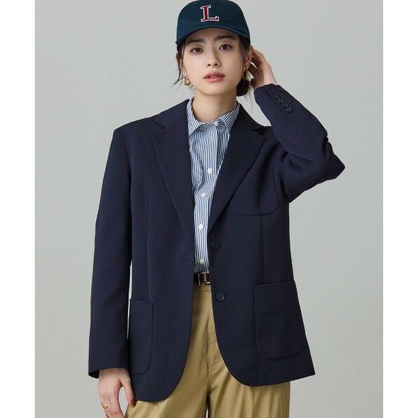 LACOSTE（ラコステ） リサイクルポリエステル鹿の子ブレザー 