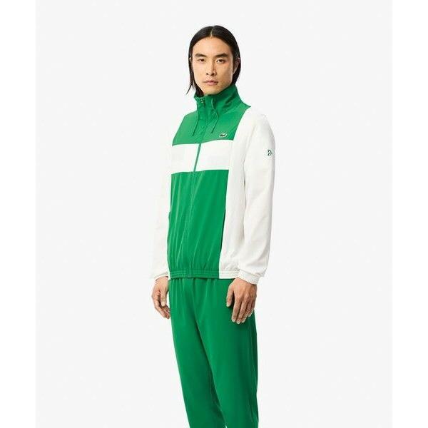 美品 LACOSTE ノバク・ジョコビッチ ラインドトラックスーツ セットアップ LACOSTE（ラコステ） 『ノバク・ジョコビッチ』セットアップテニス