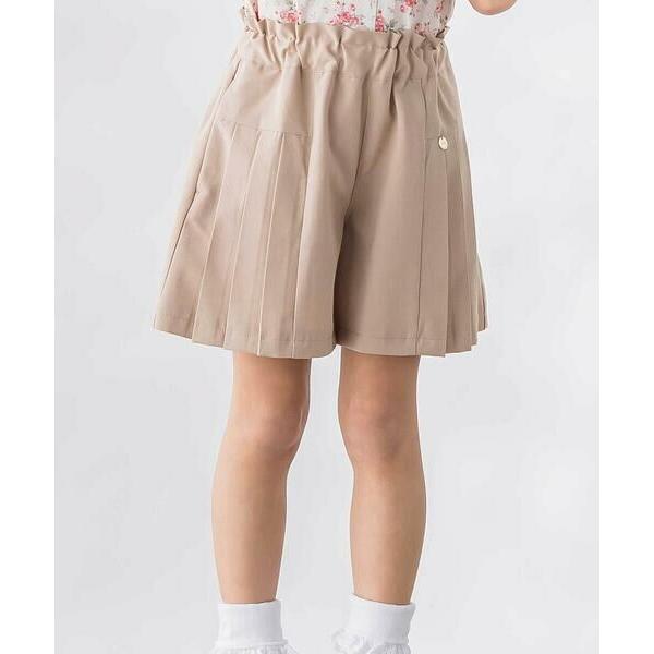 BeBe Petits Pois Vert / ベベ プチ ポワ ヴェール サイドタックキュロットパンツ(100~150cm)