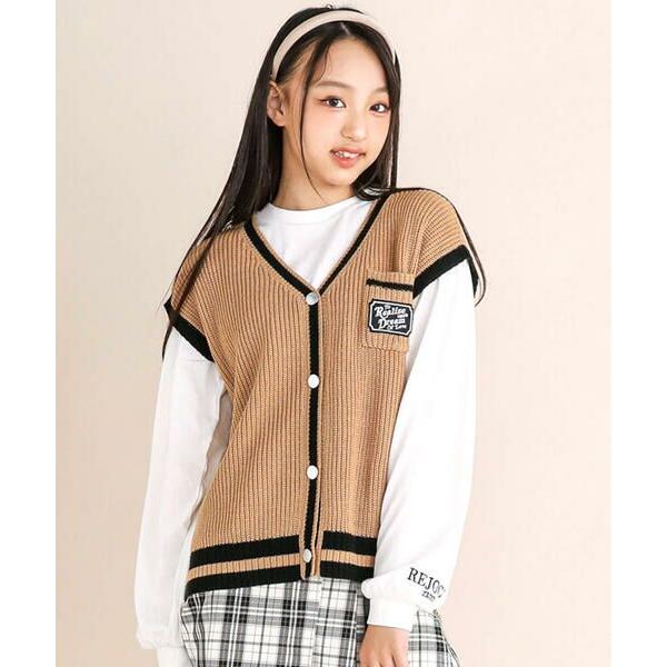 ZIDDY（ジディー） 【 ニコ☆プチ 掲載 】ニットベスト＆Tシャツセット