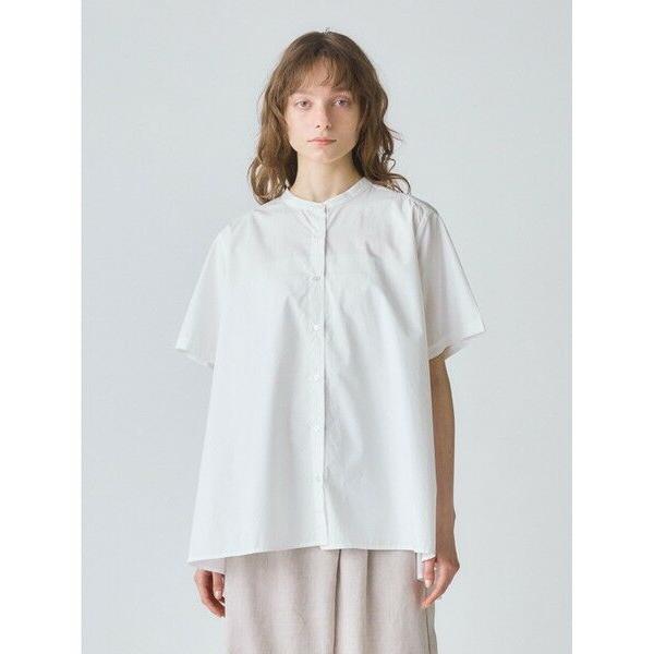 【美品】Midi Umi ミディウミ ハーフスリーブAラインシャツ MidiUmi｜コットン ハーフスリーブ Aライン シャツ 2-73922242