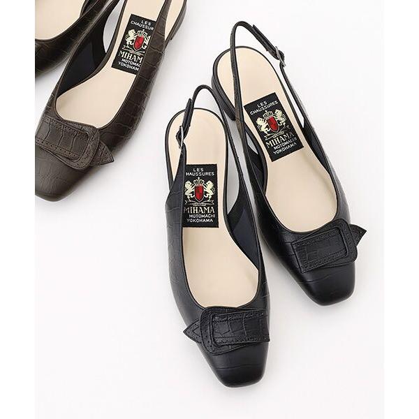 ★新品未使用★MIHAMA★ミハマ★バックバンドパンプス★BLACK★23㎝ MIHAMA / ミハマ バックベルト : タカシマヤファッション