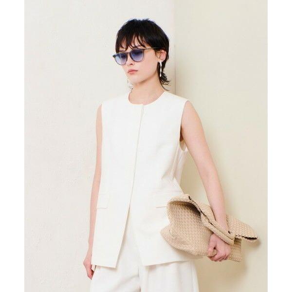 ✨BP✨アルアバイル リネン混ブラウス、ジレセット allureville（アルアバイル） リネン混ジレ : タカシマヤファッション