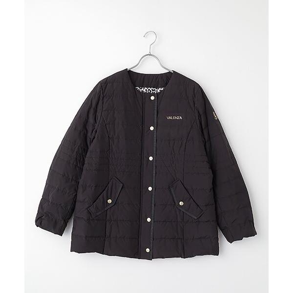 VALENZA VALENZA / バレンザ ノーカラー ダウンジャケット