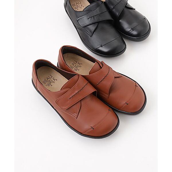 BeauFort（ビューフォート） 4E オパンケ厚底ワンベルトシューズ