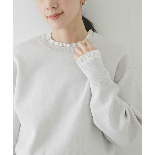 URBAN RESEARCH（アーバンリサーチ） フリルデザインシアーカットソー