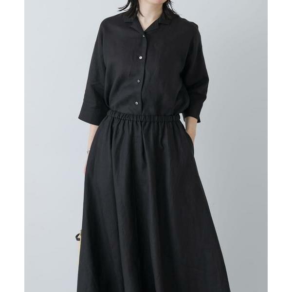 かぐれ かぐれ / かぐれ リネン半袖オープンカラーシャツ : タカシマヤ