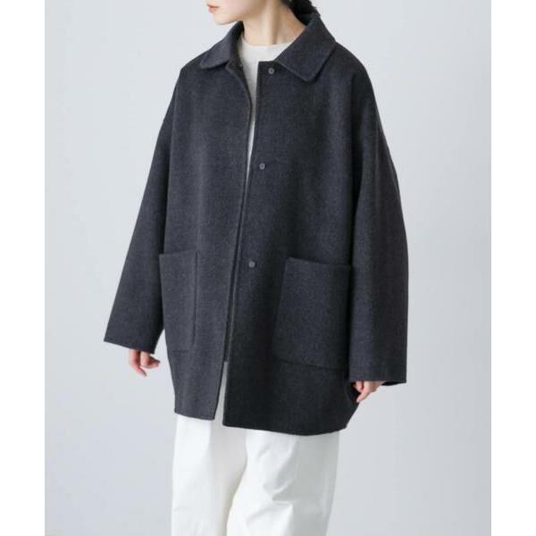 かぐれ / ウールステンカラーショートコート : タカシマヤファッション