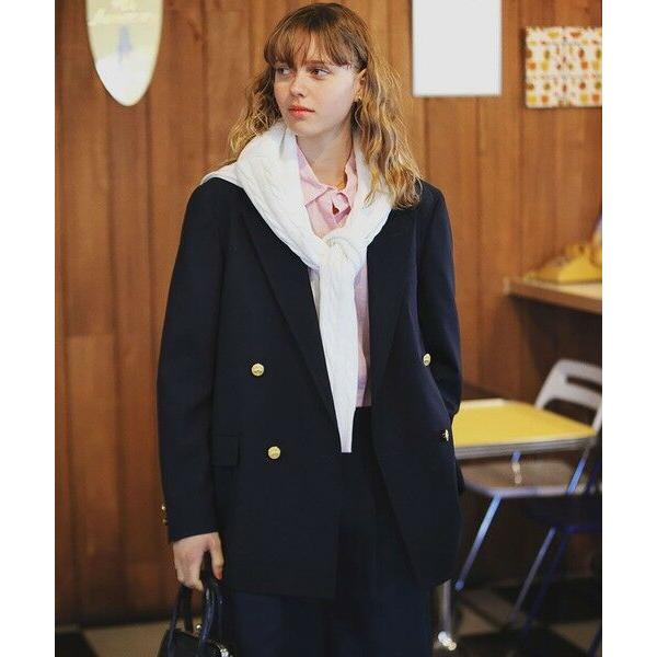 美品　ブルックスブラザーズ　ウールジャケットM ネイビー　ダブル金ボタン 希少】ブルックスブラザーズ ダブル テーラードジャケット 紺ブレ 金