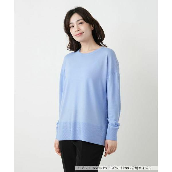 Leilian（レリアン） クルーネックニット【Leilian WHITE LABEL