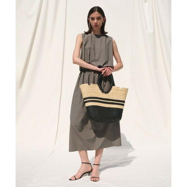 ROPE' / ロペ 【一部店舗限定】【REALM（レルム）】COTTON TAFFETA COLOR-BLOCKED DRESS｜切り替えワンピース　26SS