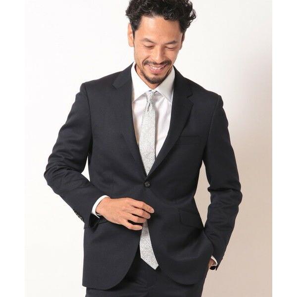 MEN'S BIGI（メンズビギ） シェブロンジャカードスーツセットアップ