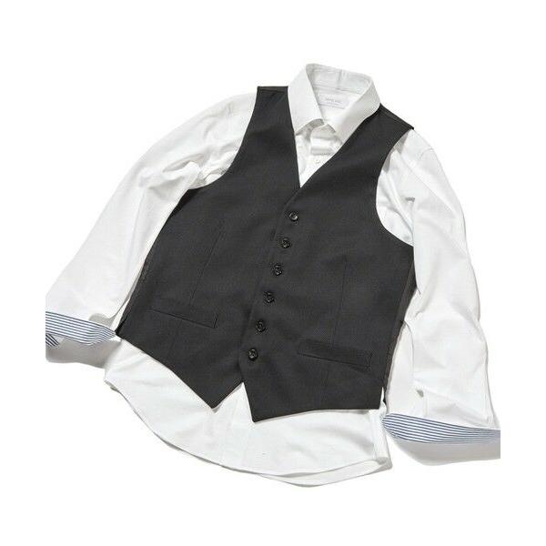 MEN'S BIGI（メンズビギ） シェブロンジャカードリバーシブルベスト