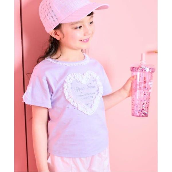 mezzo piano / メゾピアノ ハートレース 半袖Tシャツ : タカシマヤ