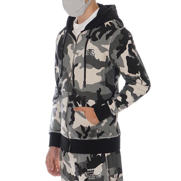 ディーゼル セットアップ メンズ スウェット上下 Diesel パーカー ジップアップ スウェットパンツ カモフラ グリーン系迷彩 00se8m 00st1n 0icat Buyee Servis Zakupok Tretim Licom Buyee Pokupajte Iz Yaponii