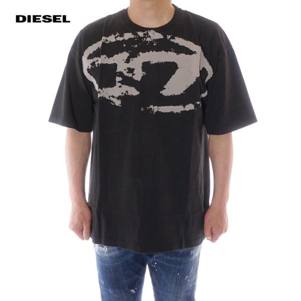 DIESEL 並行輸入品 ディーゼル Tシャツ 半袖 メンズ ブラック
