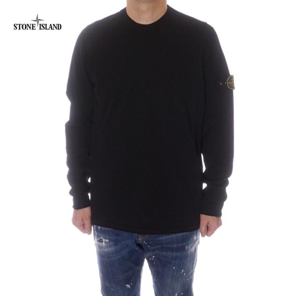 stone ストーンアイランド ブラックニットセーター STONE ISLAND ストーンアイランド ニット セーター グレー メンズ