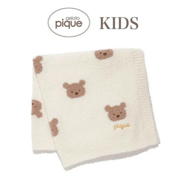 ジェラートピケ　HOLIDAY ノルディックブランケット　クマ　ベア　膝掛け ジェラートピケ HOLIDAY ノルディックブランケット クマ ベア
