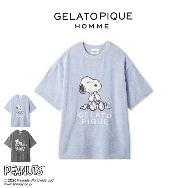 gelato pique（ジェラートピケ） オム PEANUTS スムーズィージャガード