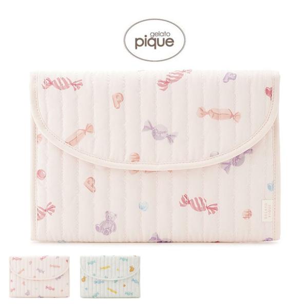 gelato pique（ジェラートピケ） キャンディ柄母子手帳ケースL